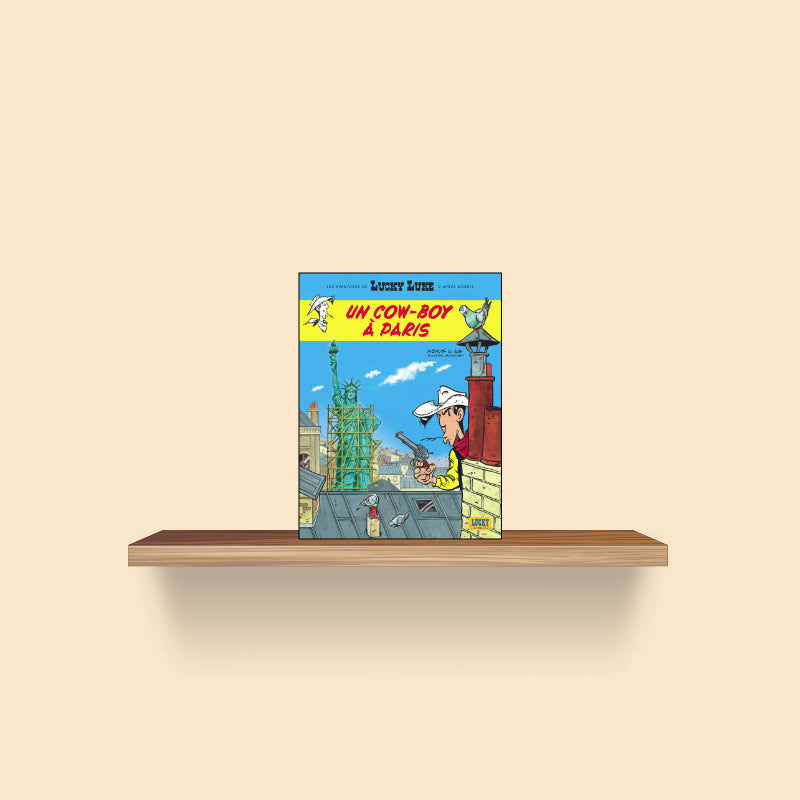Un cowboy à Paris Lucky Luke Bande dessinée Dargaud Le Caribou